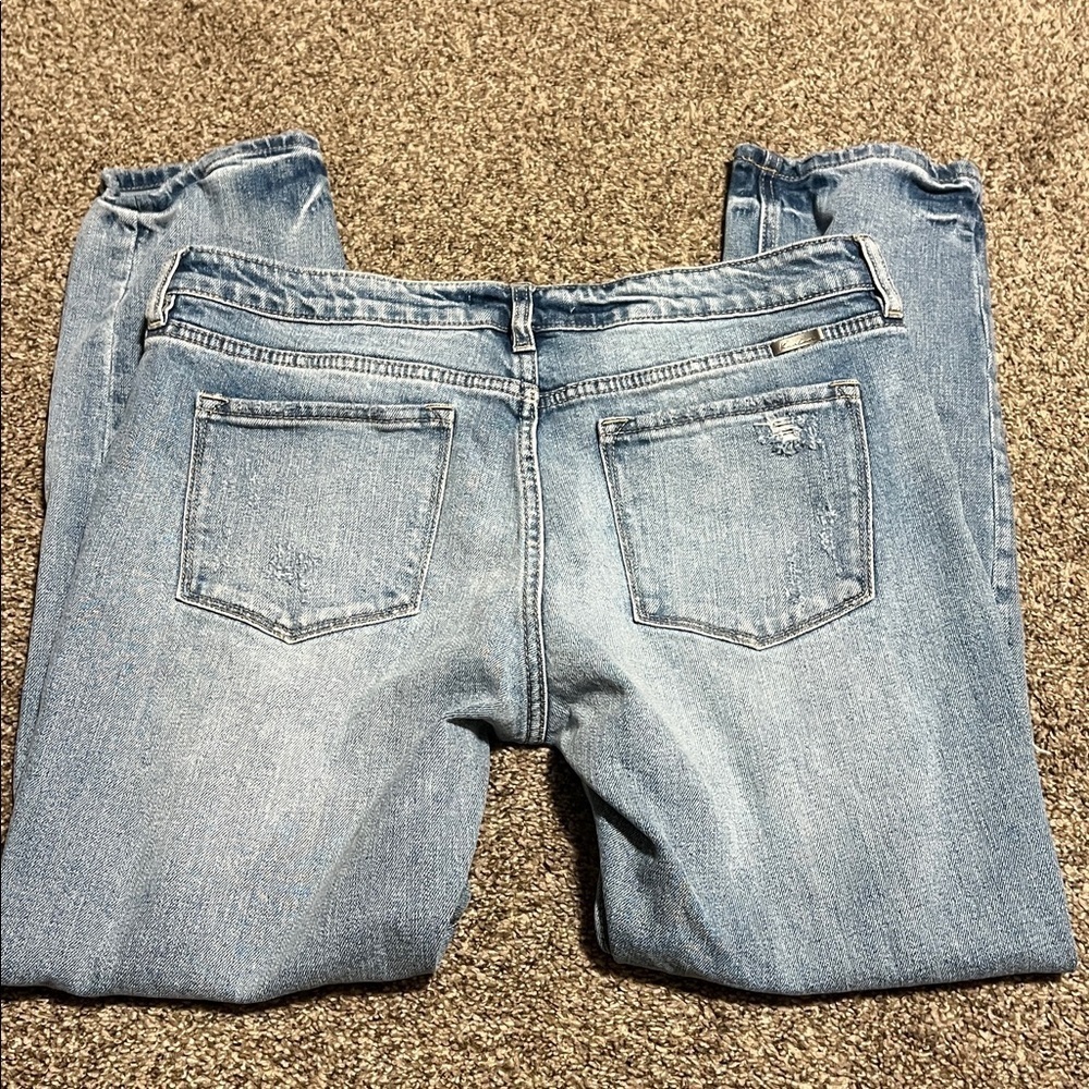 Kancan distressed cropped jeans - Picture 4 of 5